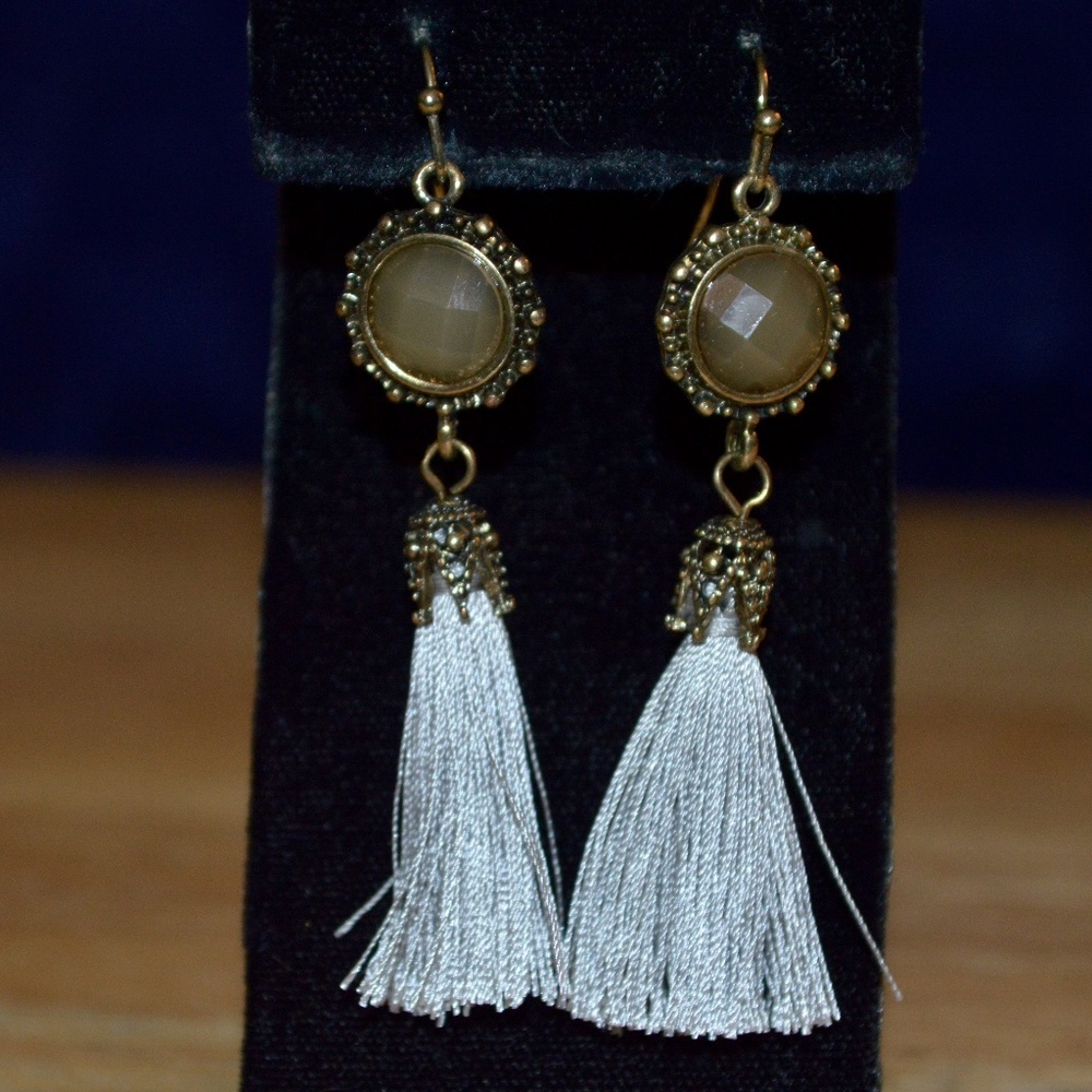 Goldtone Tassel Earrings